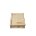 DS Hot Sales Simple Cheap Wooden Pull Cover Pine Plywood Storage Box